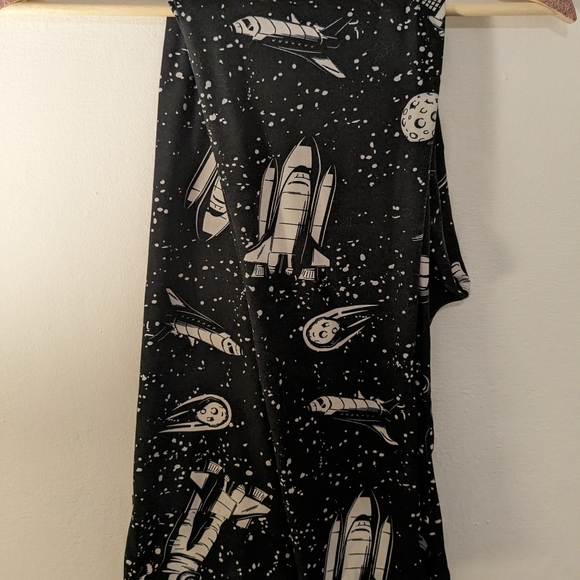 Lula Roe 50th Anniversary Space Moon Walk Leggings - Picture 2 of 3